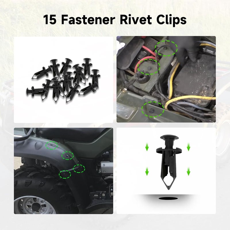 XIKOBY Rubicon 500 Choke Cable and Starter Valve Plunger Kit Compatible with Foreman TRX500 TRX500FPA TRX500FGA TRX500FA 2001-2014 Foreman 500 TRX500FE TRX500FM TRX500TM ATV Quad 4 Wheeler - Image 3